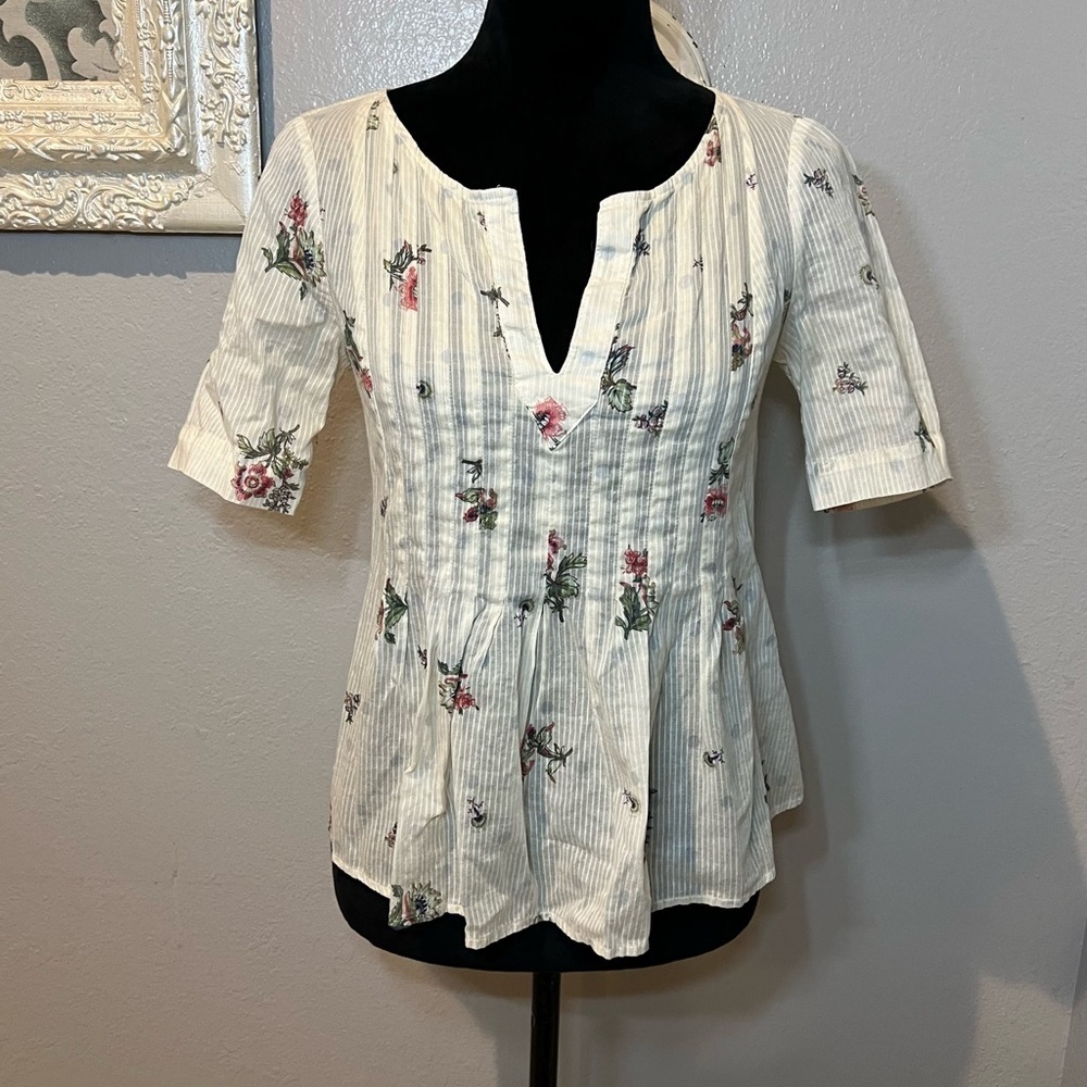 Maeve Floral Print Women's Top